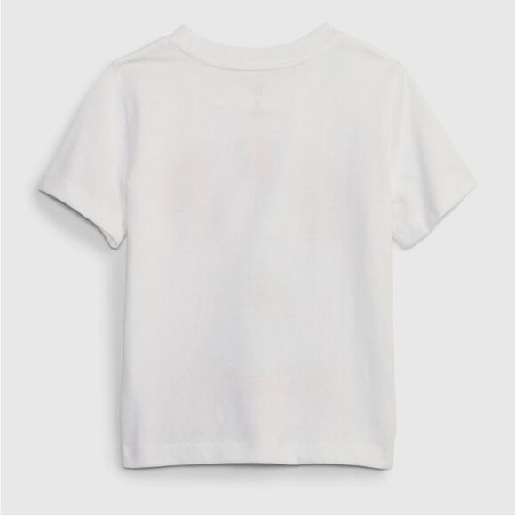 New With Tags Baby Gap Size 5 Unisex Peanuts Graphic Short Sleeve White‎ T-shirt - Picture 4 of 8
